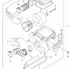 LT-F500F Quad Runner 4WD Воздухозаборник