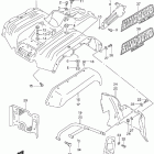 LT-F300F King Quad 4WD Переднее крыло