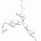 LT-F500F Quad Runner 4WD Передние тормозные трубки