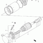 LT-F250F Quad Runner 4WD Starting motor (model x)