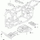 LT-F500F Quad Runner 4WD Frame (model w / x / y)