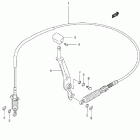 LT-F500F Quad Runner 4WD Reverse lever