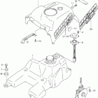 LT-F500F Quad Runner 4WD Топливный бак (модель К1 / К2)