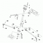 ATV 450 GREEN Рулевое управление