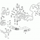 ATV 700 DIESEL EFT GREEN Intake manifold and egr system