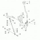 ATV 300 2X4 UTILITY RED Рычаг переключения