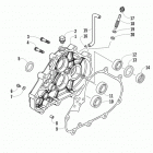 ATV 300 DVX EU GREEN Transmission case assembly