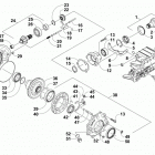ATV 1000 XT EFT RED Передний редуктор
