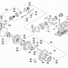 ATV XR 700 EFT GREEN Передний редуктор