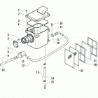 ATV 150 UTILITY RED Воздухозаборник