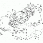 ATV 550 XT EFT BLUE Рама ,баипера и защита