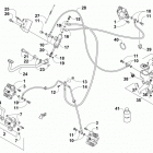 ATV 1000 XT EFT RED Гидравлический тормозной механизм