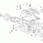ATV 700 DIESEL EFT GREEN Top end gasket set assembly