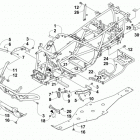 ATV 700 DIESEL EFT GREEN Рама ,баипера и защита