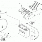 TRV 550 XT EFT BLUE АКБ и стартер
