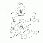 TRV 550 XT BLUE Топливный бак