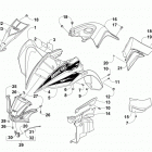 XC 450 EFT ORANGE Front body assembly