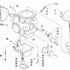 ATV 400 4X4 EFT RED Карбюратор