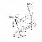 ATV 300 DVX EU GREEN Рычаг переключения