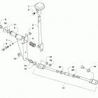 ATV ALTERRA 700 XT EPS T3S Рычаг переключения