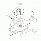 TRV 1000 XT L7e RED Топливный бак