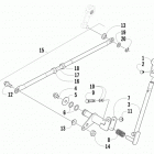 ATV 450 EFT RED Рычаг переключения