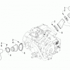 ATV 450 EFT RED Case  /  belt cooling assembly