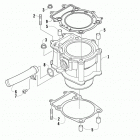 ATV 550 EFT BLACK Блок цилиндров