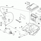 ATV ALTERRA 500 XT EPS WHITE АКБ и стартер
