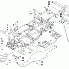 ATV 1000 MUD PRO SE EPS White (US) Рама ,баипера и защита