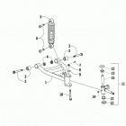 ATV 150 UTILITY RED Передняя подвеска