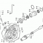 ATV 300 2X4 UTILITY RED Transmission case assembly