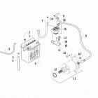 ATV 400 4X4 EFT RED АКБ и стартер
