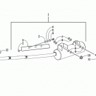 ATV 300 2X4 UTILITY RED Глушитель