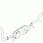 ATV 300 2X4 UTILITY RED Case  /  belt cooling assembly