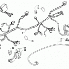 ATV 300 DVX CAT GREEN Electrical and wiring harness assembly