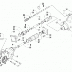 ATV 450 EFT RED Вал привода