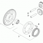 ATV 400 4X4 EFT RED Бендикс стартера
