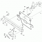 ATV XR 700 EFT GREEN License plate holder assembly