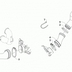 ATV ALTERRA 700 XT EPS T3S Case  /  belt cooling assembly