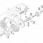ATV 1000 XT EFT RED Трансмиссия