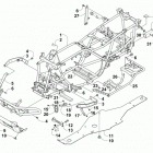 TRV 1000 XT EFT BLUE Рама ,баипера и защита