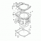 ATV ALTERRA 700 XT EPS T3S Блок цилиндров