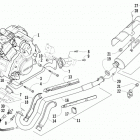 TRV 550 XT EFT BLUE Двигатель и глушитель