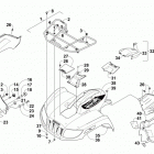 ATV 700 DIESEL EFT GREEN Передний багажник крыло и фара