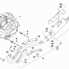 700 TBX RED Двигатель и глушитель