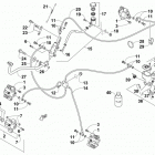ATV 1000 MUD PRO SE EPS White (US) Гидравлический тормозной механизм