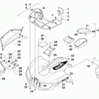 TBX 700 T3S RED Передний багажник крыло и фара