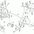 XC 450 EFT ORANGE Hydraulic and parking brake assemblies