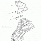 S17DCL8PSA/PEL 800 RUSH XCR/INTL ES Body, windshield - s17dcl8psa  /  pel (49snowwindshld15p...